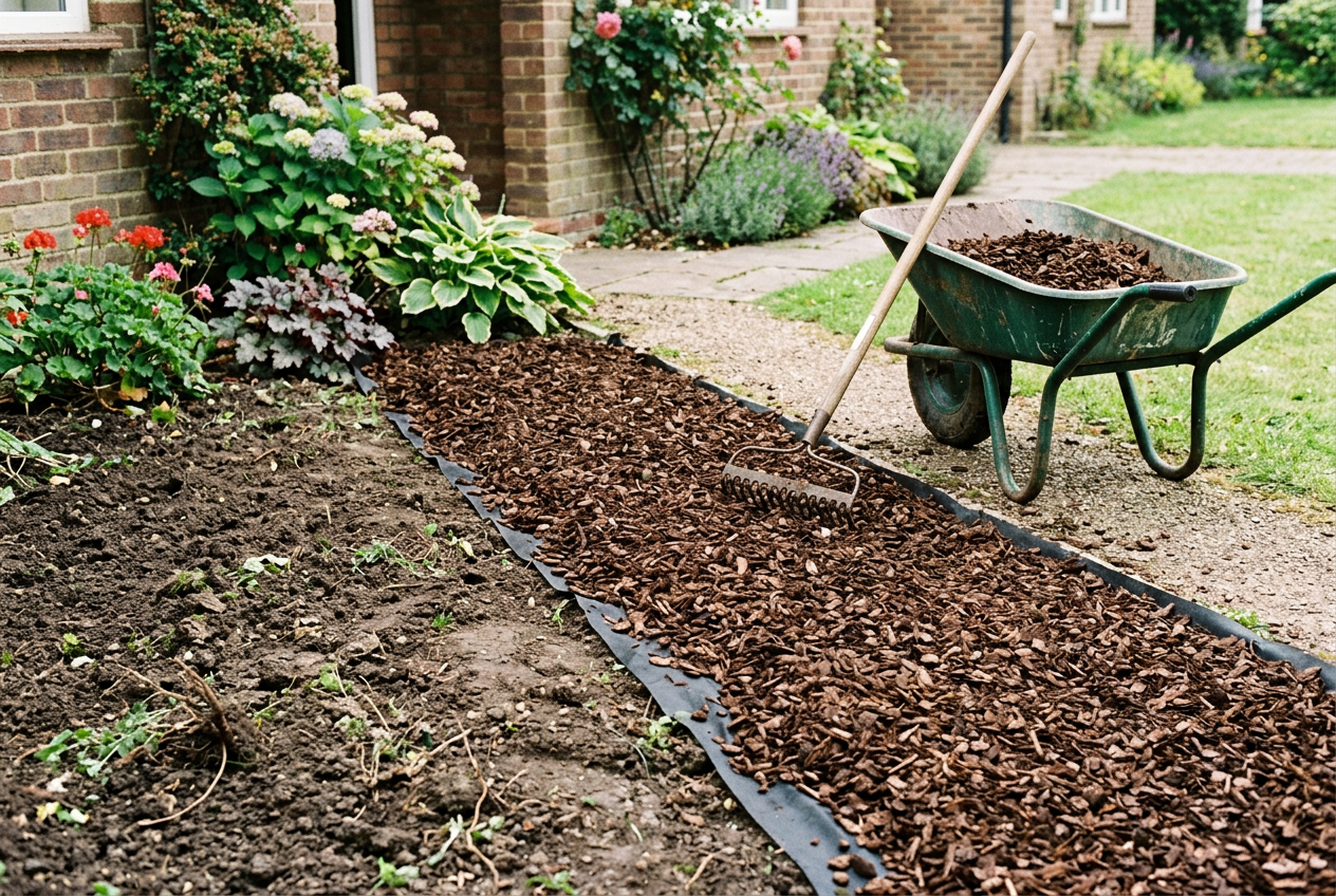 Mulch the bare soil